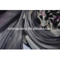 Pink Leopard Printed Silk Chiffon Dubai Scarf Wholesale